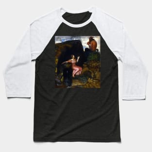 At The Source - Franz Von Stuck Baseball T-Shirt